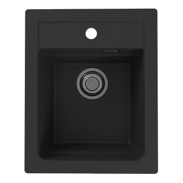 ALVEUS 1139771 - Kuhinjski sudoper ATROX 50x40 cm granit/crna