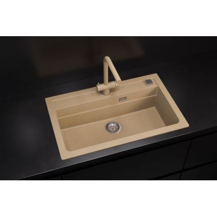 ALVEUS 1140445 - Kuhinjski sudoper ATROX 79x50 cm granit/bež