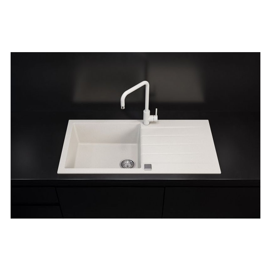 ALVEUS 1140594 - Kuhinjski sudoper CADIT 100x50 cm granit/bela