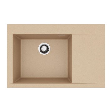 ALVEUS 1149302 - Kuhinjski sudoper PURE 79x51,5 cm granit/braon