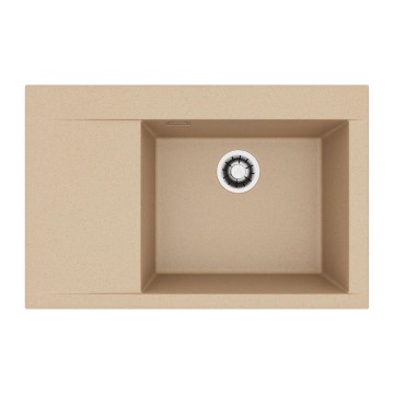 ALVEUS 1149501 - Kuhinjski sudoper PURE 79x51,5 cm granit/braon