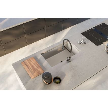 ALVEUS 1150058 - Kuhinjski sudoper OMNI 75x45 cm granit/bela