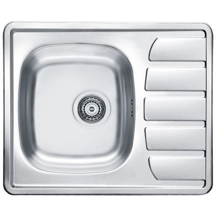 ALVEUS SETA265 - Kuhinjska sudopera ZOOM 61,5x50 cm + slavina za sudoperu RIVIERA 14,8 cm satinirani/sjajni hrom