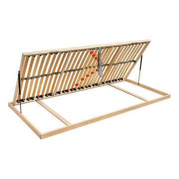 Ambiamo - Fleksibilan lamelni rošt sa bočnim podizanjem pomoću plinskih amortizera ODENSE 90x200 cm levi