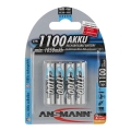 Ansmann 07521 Micro AAA - 4 kom punjivih AAA baterija NiMH 1,2 V / 1050 mAh