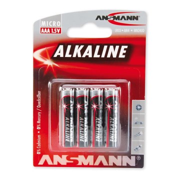 Ansmann 09630 LR03 AAA crvena - 4 kom alkalna baterija 1,5V