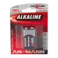 Ansmann 09887 6LR61 9V Block CRVENA - alkalijska baterija 9V