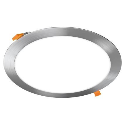 APLED - LED kupatilsko ugradno stropno svetlo RONDO LED/24W/230V IP40 Ø 30 cm mat hrom