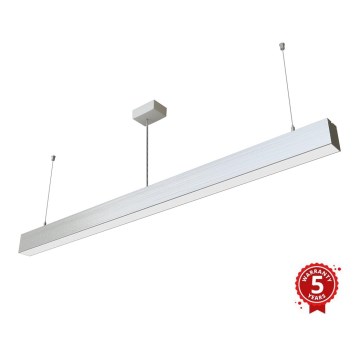 APLED - LED luster na sajli LOOK LED/46W/230V 4000K 120 cm, srebrne boje