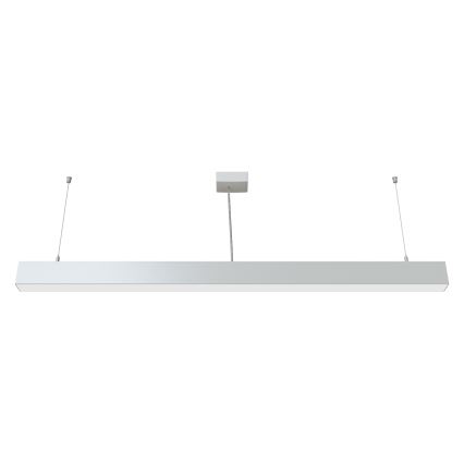 APLED - LED luster na sajli LOOK LED/46W/230V 4000K 120 cm, srebrne boje