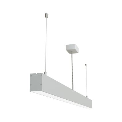 APLED - LED luster na sajli LOOK LED/46W/230V 4000K 120 cm, srebrne boje