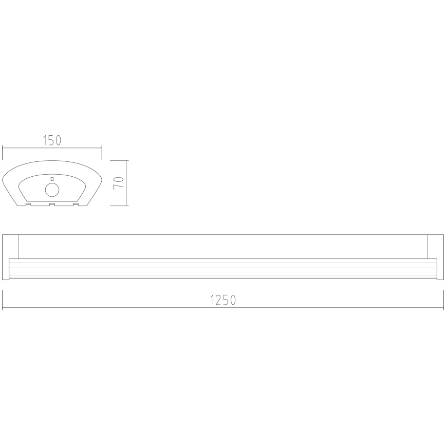 APLED - LED plafonsko svetlo TROUT LED/36W/230V 4000K