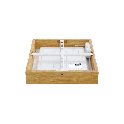 APLED - LED plafonsko svetlo QUADRA LED/24W/230V hrast