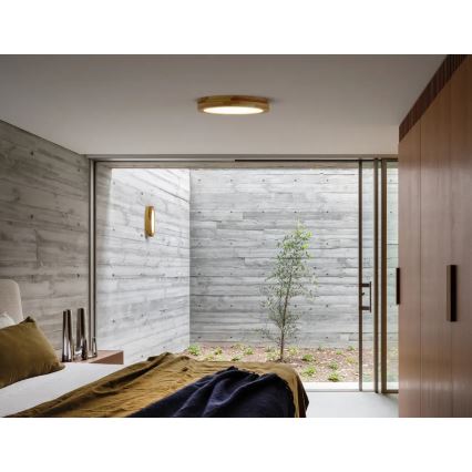 APLED - LED plafonsko svetlo RONDO LED/36W/230V prečnik 40 cm hrast