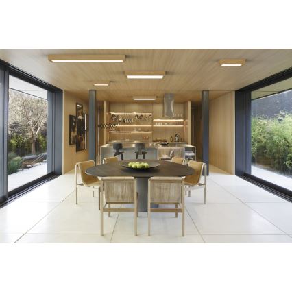APLED - LED površinski panel QUADRA LED/40W/230V hrast