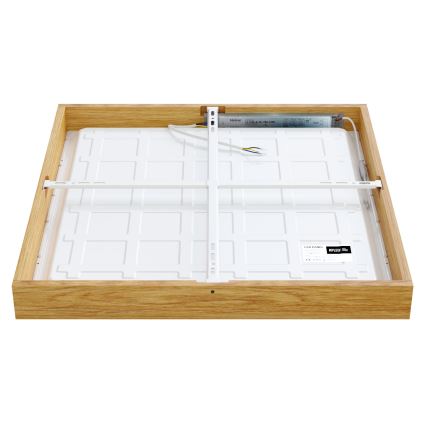 APLED - LED površinski panel QUADRA LED/40W/230V hrast