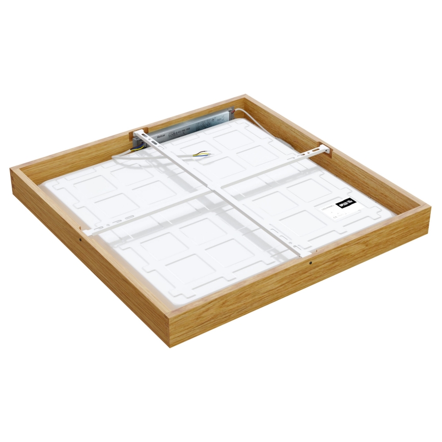 APLED - LED površinski panel QUADRA LED/40W/230V hrast