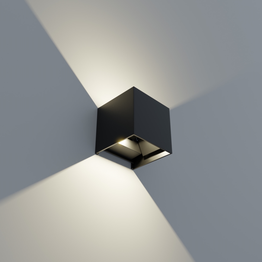 APLED - LED spoljašnje zidno svetlo CUBE 2xLED/3W/230V IP65