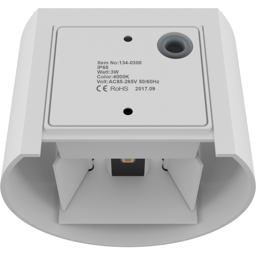 APLED - LED spoljašnje zidno svetlo OVAL 2xLED/3W/230V IP65