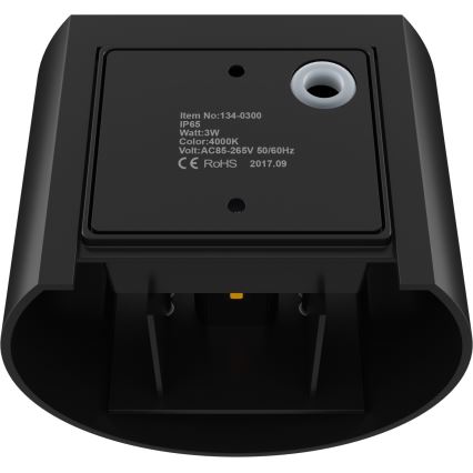 APLED - LED spoljašnje zidno svetlo OVAL 2xLED/3W/230V IP65