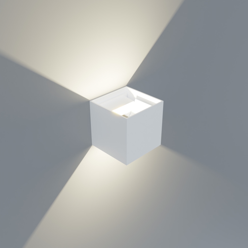 APLED - LED spoljna zidna svetiljka CUBE 2xLED/3W/230V IP65