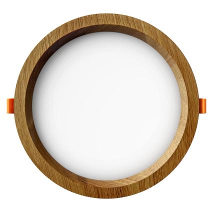 APLED - LED ugradno plafonsko svetlo RONDO WOODLINE LED/12W/230V 3000K prečnika 20 cm masivni hrast