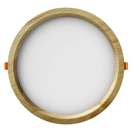 APLED - LED ugradna svetiljka RONDO WOODLINE LED/18W/230V 4000K prečnika 26 cm, masivna borovina