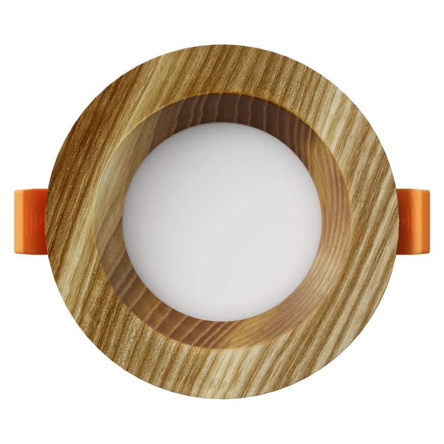 APLED - LED ugradna stropna svetiljka RONDO WOODLINE LED/3W/230V 3000K prečnik 9 cm masivni jasen