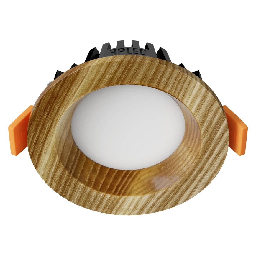 APLED - LED ugradno plafonsko svetlo RONDO WOODLINE LED/3W/230V 4000K Ø 9 cm masivni jasen