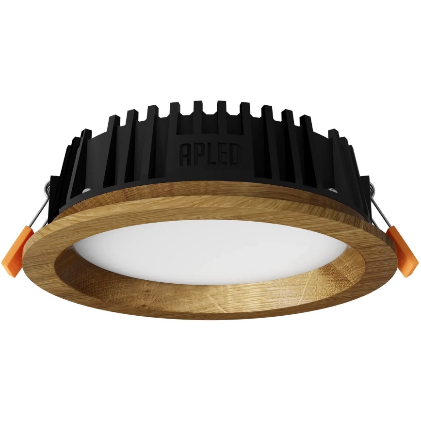 APLED - LED ugradno plafonsko svetlo RONDO WOODLINE LED/6W/230V 3000K prečnik 15 cm masivni hrast