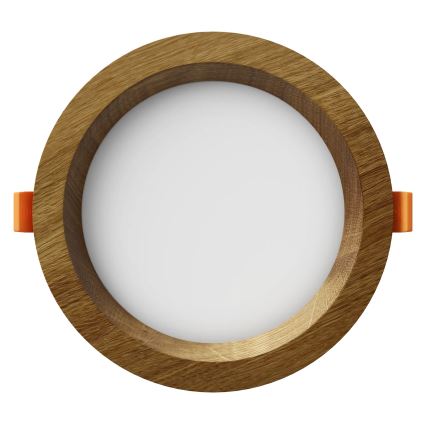APLED - LED ugradno plafonsko svetlo RONDO WOODLINE LED/6W/230V 3000K prečnik 15 cm masivni hrast