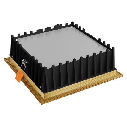APLED - LED ugradno svetlo SQUARE WOODLINE LED/12W/230V 3000K 17x17 cm od punog bora