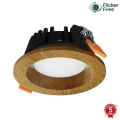 APLED - LED ugradno svetlo RONDO WOODLINE LED/3W/230V 3000K prečnik 9 cm masivni hrast