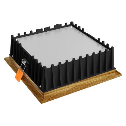 APLED - LED ugradna svetiljka SQUARE WOODLINE LED/12W/230V 4000K 17x17 cm masivni hrast