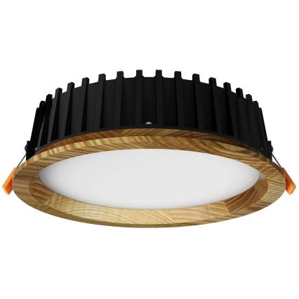 APLED - LED ugradna plafonska svetiljka RONDO WOODLINE LED/6W/230V 4000K prečnik 15 cm masivni jasen