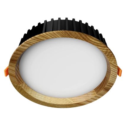 APLED - LED ugradna plafonska svetiljka RONDO WOODLINE LED/6W/230V 4000K prečnik 15 cm masivni jasen