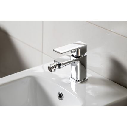 Aqualine - Baterija za bide FACTOR, sjajni hrom