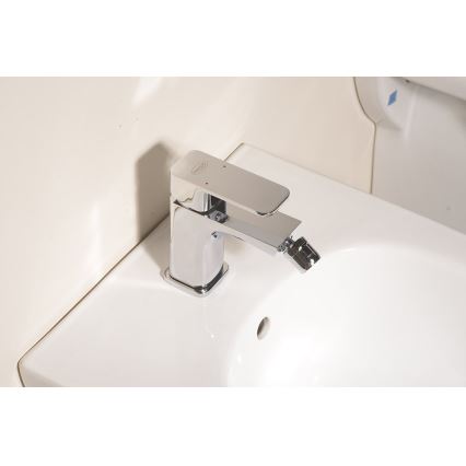 Aqualine - Baterija za bide FACTOR, sjajni hrom