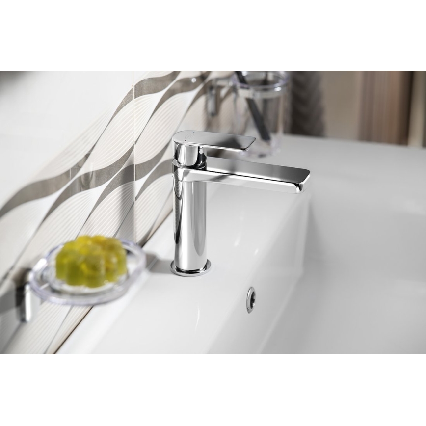 Aqualine - Baterija za umivaonik DAPHNE 15,5 cm, sjajni hrom