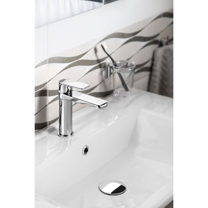 Aqualine - Baterija za umivaonik DAPHNE 15,5 cm, sjajni hrom