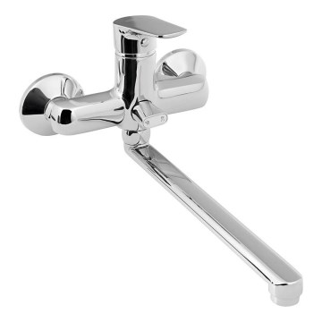 Aqualine - Baterija za umivaonik/kadu LOTTA sjajni hrom