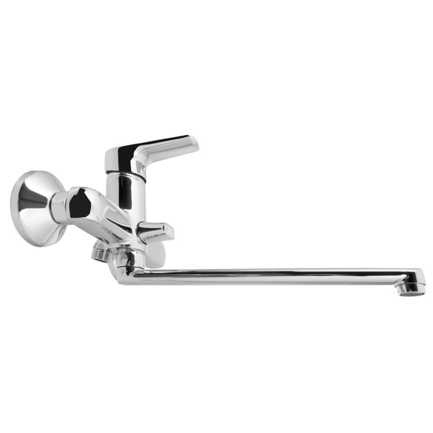 Aqualine - Baterija za umivaonik/kadu LOTTA sjajni hrom