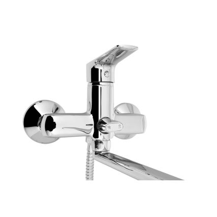 Aqualine - Baterija za umivaonik/kadu LOTTA sjajni hrom