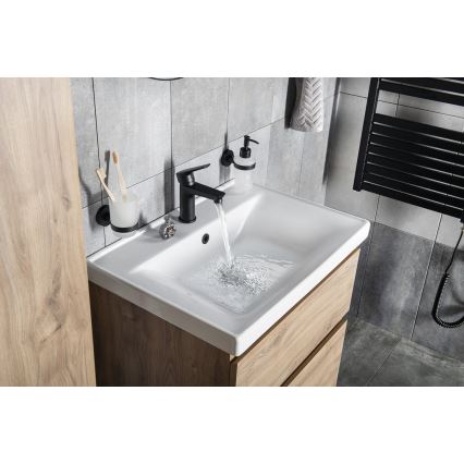 Aqualine - Baterija za umivaonik LOTTA mat crna