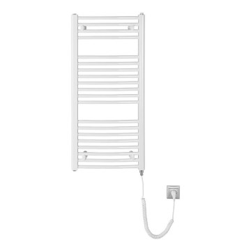 Aqualine - Električni kupatilski radijator ORBIT-E 300W 96x45 cm beo okrugli