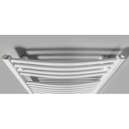 Aqualine - Električni kupatilski radijator ORBIT-E 300W 96x45 cm beo okrugli