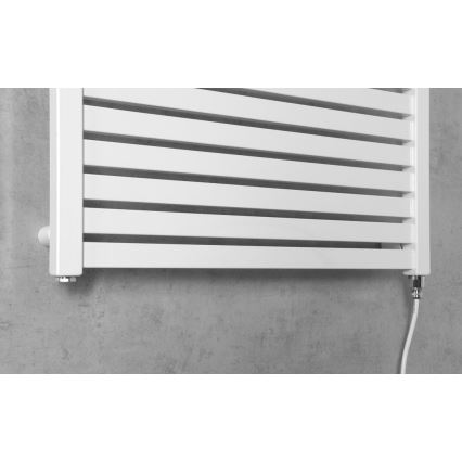 Aqualine - Električni kupatilski radijator TONDI-E 400W 97x60 cm beo