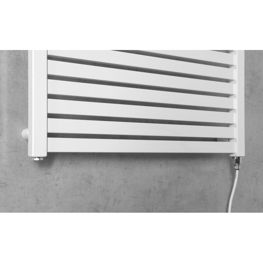 Aqualine - Električni kupatilski radijator TONDI-E 400W 97x60 cm beo