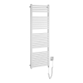 Aqualine - Električni kupatilski radijator TONDI-E 500W 133x45 cm beli