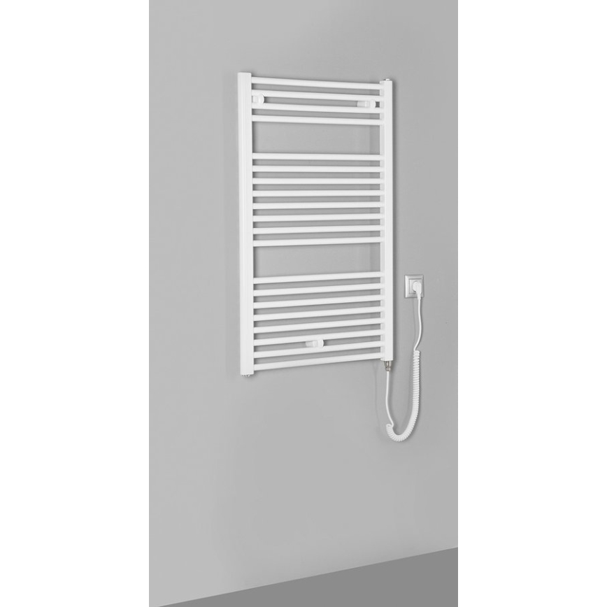 Aqualine - Električni radijator za kupatilo DIRECT-E 400W 96x60 cm, bela